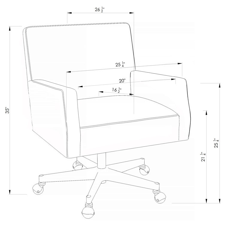 Amaro Dolce Jainiya Swivel Task Chair Perigold